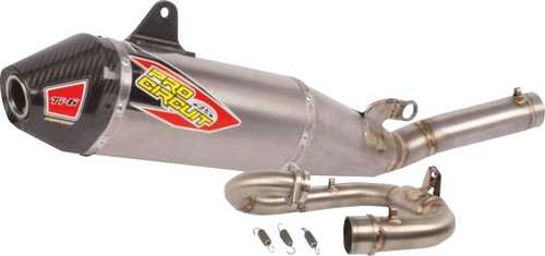 PRO CIRCUIT 0332625F Ti-6 Pro Titanium Exhaust System - Titanium/Carbon Fiber YZ250F