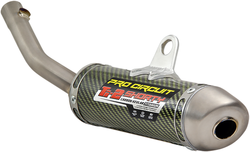 PRO CIRCUIT 1119312K Ti-2 Shorty Slip-On Silencer - CR125R