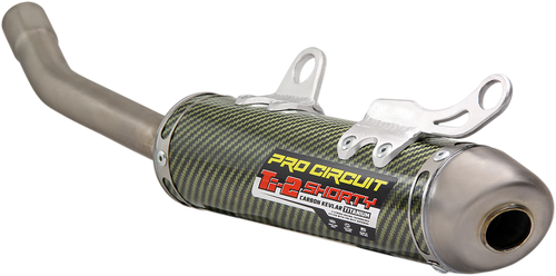 PRO CIRCUIT 1119225K Ti-2 Shorty Slip-On Silencer - CR250R