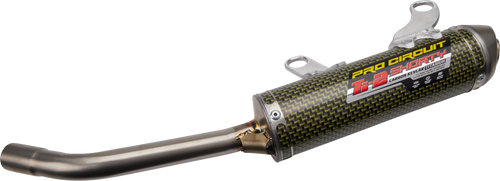 PRO CIRCUIT 1152312K Ti-2 Shorty Slip-On Silencer - MC/TC/SX125/SX150