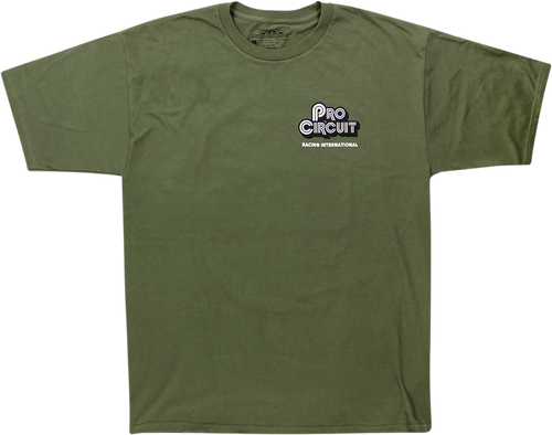 PRO CIRCUIT 6431720-050 Pit Bike T-Shirt - Green 2XL