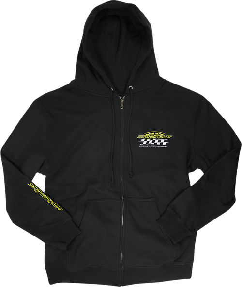 PRO CIRCUIT 6511920-020 Racer Zip Hoodie - Black Medium