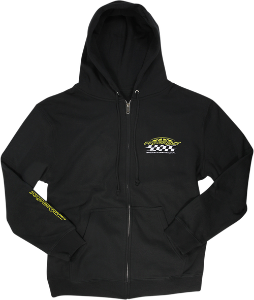 PRO CIRCUIT 6511920-030 Racer Zip Hoodie - Black Large