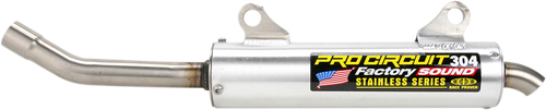 PRO CIRCUIT SH90250-304 304 Factory Sound Silencer - CR250 '90