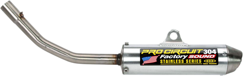 PRO CIRCUIT SK99125-SE 304 Factory Sound Silencer - KX125 '99-'02