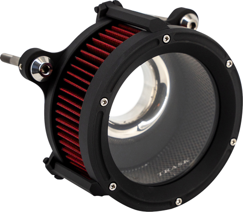 TRASK TM-1025BK 68 mm Assault Charge Air Cleaner - Flat Black Gen 2 M8