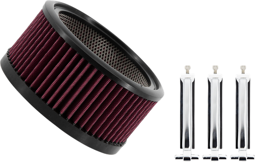 TRASK TM-1020-BPCH Big Power Filter Kit - Chrome