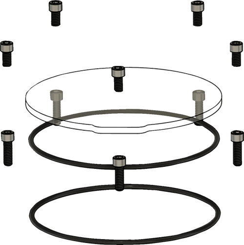 TRASK TM-0042-RK Assault Derby Cover Repair Kit - Softail
