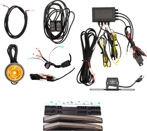 RAVEK 67-4001 Turn Signal Kit - Amber White Running Light KWF1000 Ridge