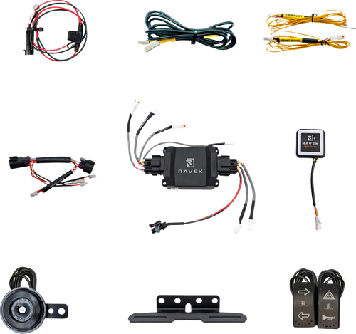 RAVEK 68-1000SR Turn Signal Kit – GEN3 Speakeasy™ - Rocker - Gen3 Speakeasy™ CFMOTO U10 Rockers