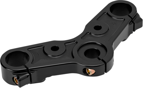 JOKER MACHINE 10-333B Upper Triple Tree - Black Anodized '10-'15 XL 1200X