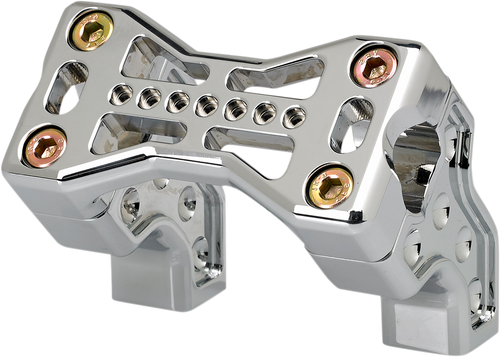 JOKER MACHINE 03-866-1C Bridge Handlebar Riser Kit - Pullback Chrome