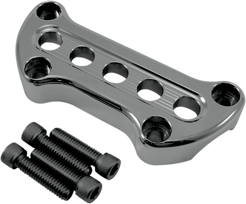 JOKER MACHINE 03-852C Upper Handlebar Clamp - Chrome