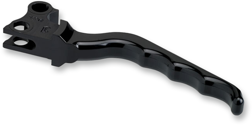JOKER MACHINE 03-31BLK Billet Aluminum Clutch Lever - Grooved Black