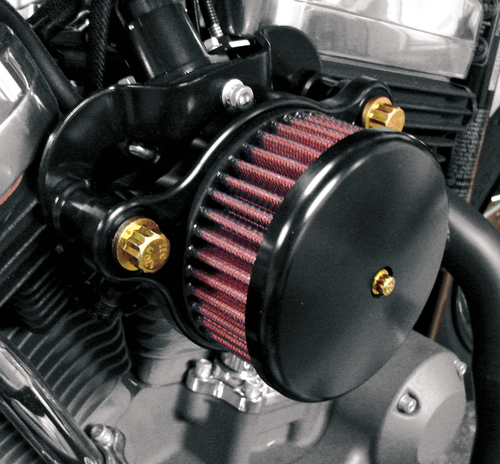 JOKER MACHINE 10-200B High-Performance Air Cleaner Assembly Kit - Smooth Black