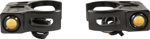 JOKER MACHINE 05-222-1 Fork Mount Turn Signals - 49 mm Amber Black