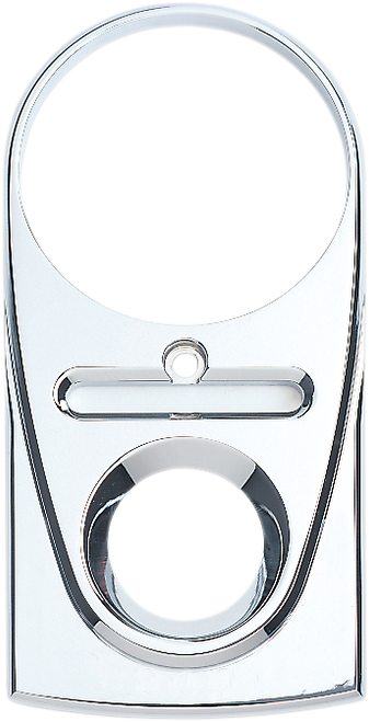 JOKER MACHINE 04-21S Teardrop Upper Dash Cover - Smooth Chrome