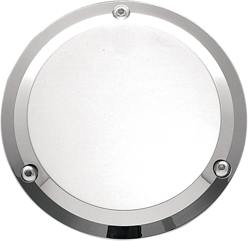 JOKER MACHINE 921017C Billet Derby Cover - Smooth Chrome 3 Hole