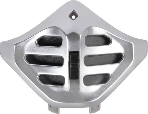 ARAI HELMETS 105323 XD-5 Helmet Chin Vent - Aluminum Silver