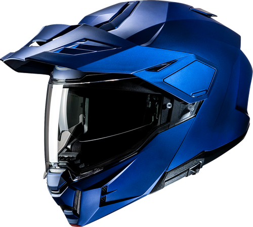HJC EP37NUS8SMBV i80 Solid Modular Helmet - Solid Semi-Flat Metallic Blue 2XL
