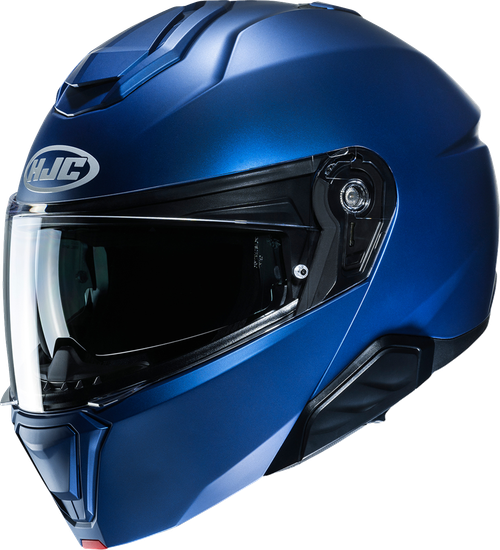 HJC EP35NUSJSMBV i91 Solid Modular Helmet - Solid Semi-Flat Metallic Blue 4XL