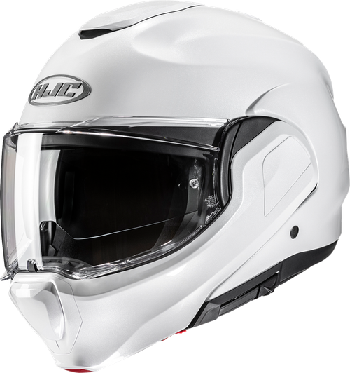 HJC EH06NUS5XWHV F100 Solid Modular Helmet - Solid White Medium
