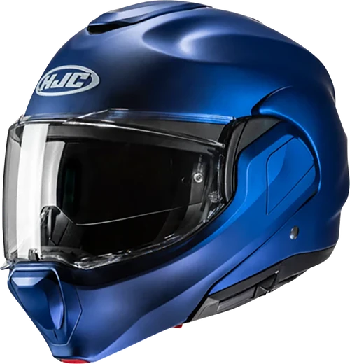 HJC EH06NUS4SMBV F100 Solid Modular Helmet - Solid Semi-Flat Metallic Blue Small