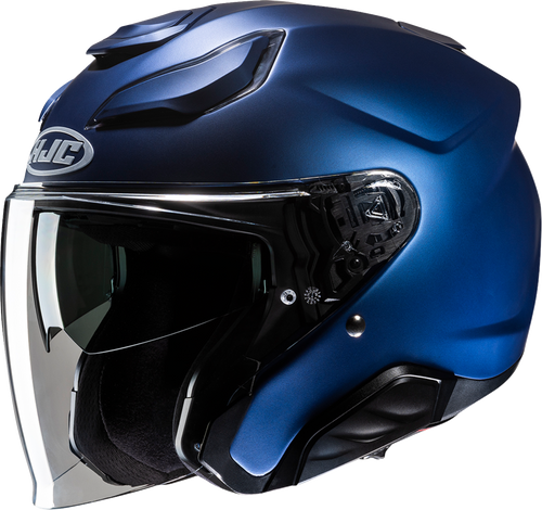 HJC JA21NUS3SMBV F31 Solid Helmet - Solid Semi-Flat Metallic Blue XS