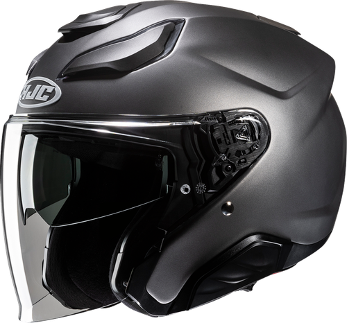 HJC JA21NUS8SFTV F31 Solid Helmet - Solid Semi-Flat Titanium 2XL