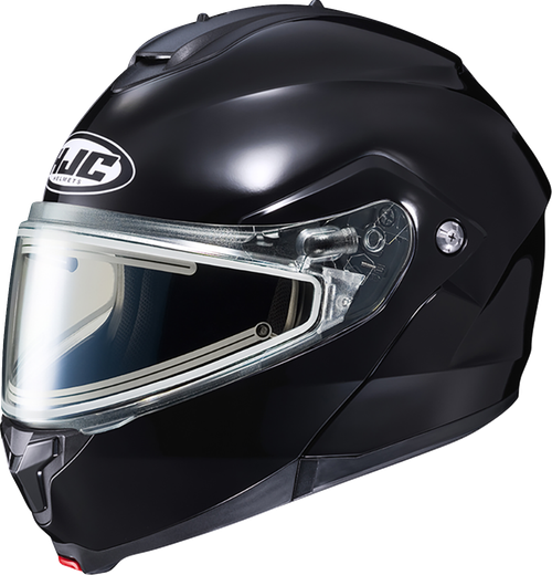 HJC EP25EUS8XBKV C91 Modular Snow Electric Helmet - Dual Pane Electric Solid Black 2XL