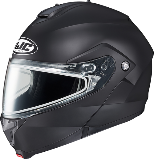 HJC EP25SUS5XBSV C91 Solid Modular Snow Helmet - Dual Pane Solid Semi-Flat Black Medium
