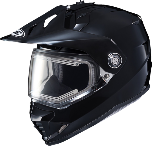HJC 272483 DS-X1 Electric Snow Helmet - Electric Solid Black Large