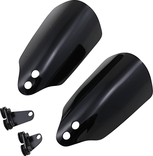MEMPHIS SHADES MEB7215 Handguards - Black - FXR/Dyna/Softail/Sportster/Touring - Black FXR/Dyna/Softail/Sportster/Touring