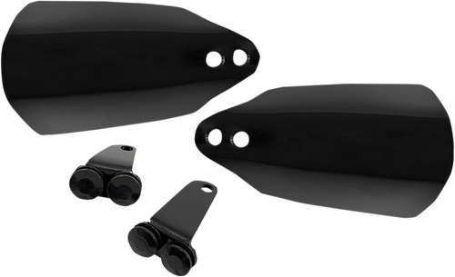 MEMPHIS SHADES MEB7216 Handguards - Black - Softail/Touring - Black Softail/Touring