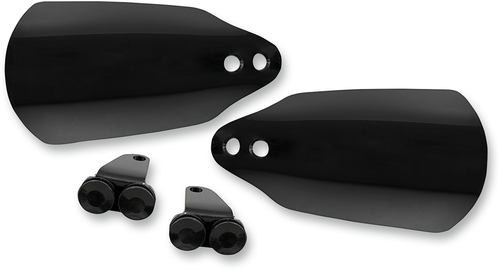 MEMPHIS SHADES MEB7217 Handguards - Black - Touring/Trike - Black Touring/Trike