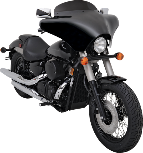 MEMPHIS SHADES MEP8501 Fairing Shield - 5" - Black - 5" Black