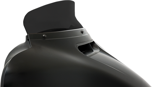 MEMPHIS SHADES MEP84610 Spoiler Windshield - 4-1/2" - Dark Black Smoke - FLH - 4-1/2" Dark Black Smoke FLH