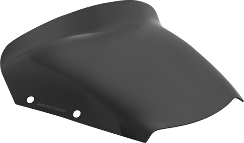 MEMPHIS SHADES MEP88910 Spoiler Windshield - 5" - Dark Black Smoke - FLHX - 5" Dark Black Smoke FLHX