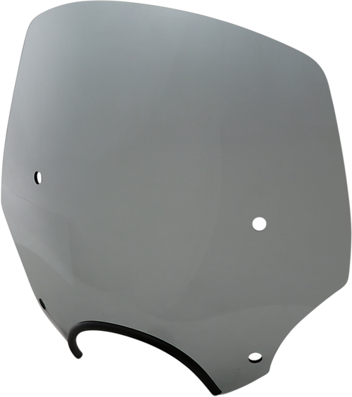 MEMPHIS SHADES MEP5243 El Paso Windshield - 15" - 7" Headlight Cutout - Black Smoke - 15" 7" Headlight Cutout Black Smoke