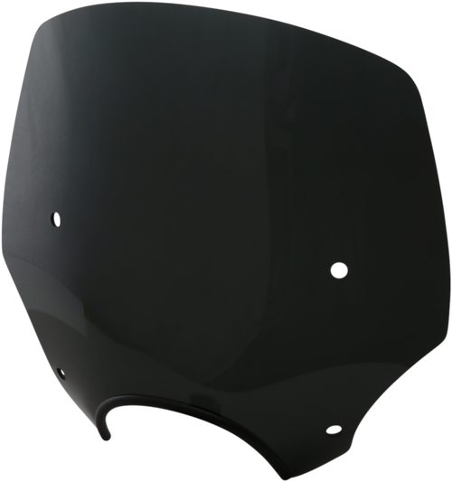 MEMPHIS SHADES MEP5245 El Paso Windshield - 15" - 7" Headlight Cutout - Dark Black Smoke - 15" 7" Headlight Cutout Dark Black Smoke
