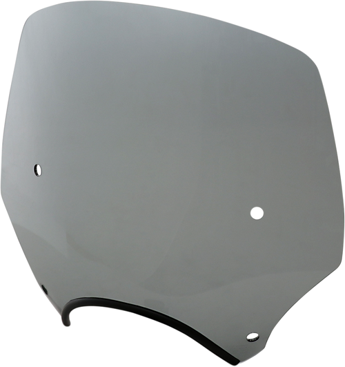 MEMPHIS SHADES MEP5263 El Paso Windshield - 15" - 9" Headlight Cutout - Black Smoke - 15" 9" Headlight Cutout Black Smoke