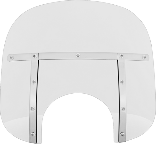 MEMPHIS SHADES MEM3510 Fats Windshield - 13" - Headlight - Clear - 13" Headlight Clear