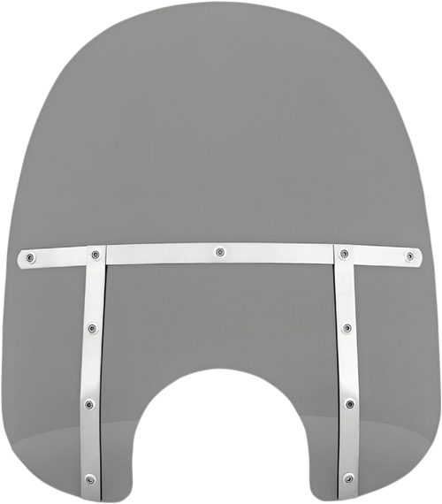 MEMPHIS SHADES MEM33112 Fats Windshield - 19" - Headlight - Black Smoke - 19" Headlight Black Smoke