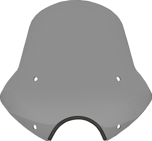 MEMPHIS SHADES MEP54112 Speed Demon Sportshields - 17" - 7" Headlight Cutout - Black Smoke - 17" 7" Headlight Cutout Black Smoke