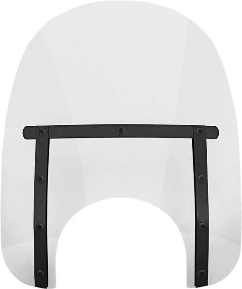 MEMPHIS SHADES MEB4120 Memphis Slim Windshield - 15" - 9" Headlight Cutout - Night Shades Clear - 15" 9" Headlight Cutout Night Shades Clear