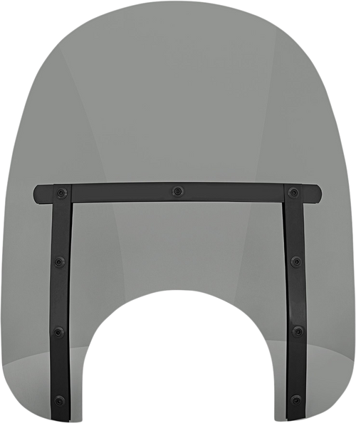 MEMPHIS SHADES MEB41212 Memphis Slim Windshield - 15" - 9" Headlight Cutout - Night Shades Black Smoke - 15" 9" Headlight Cutout Night Shades Black Smoke