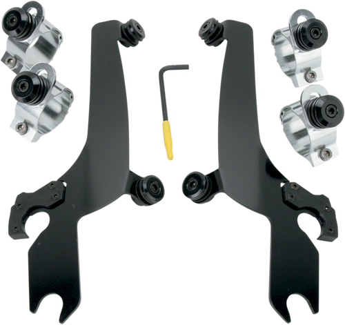 MEMPHIS SHADES MEB8920 Sportshield Trigger-Lock Mounting Kit - Black - Wide - Black Wide