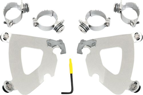 MEMPHIS SHADES MEK1993 Gauntlet Mounting Kit - Polished - FXD - Polished FXD