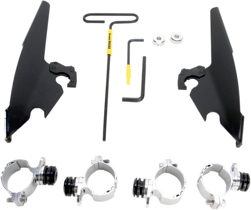 MEMPHIS SHADES MEB2008 Batwing - Mounting Kit - Black - XL12C - Mounting Kit Black XL12C