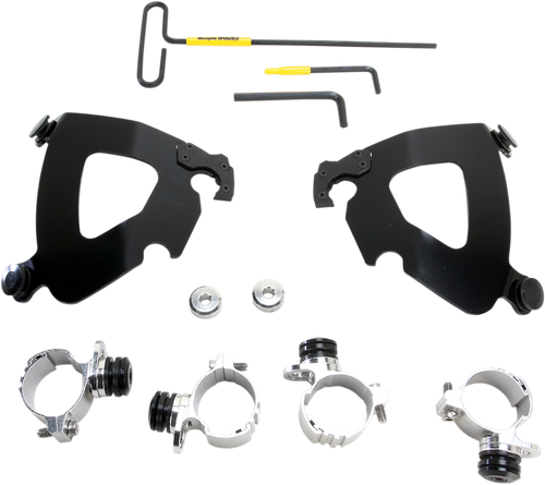 MEMPHIS SHADES MEB2006 Gauntlet Mounting Kit - Black - XL1200 - Black XL1200